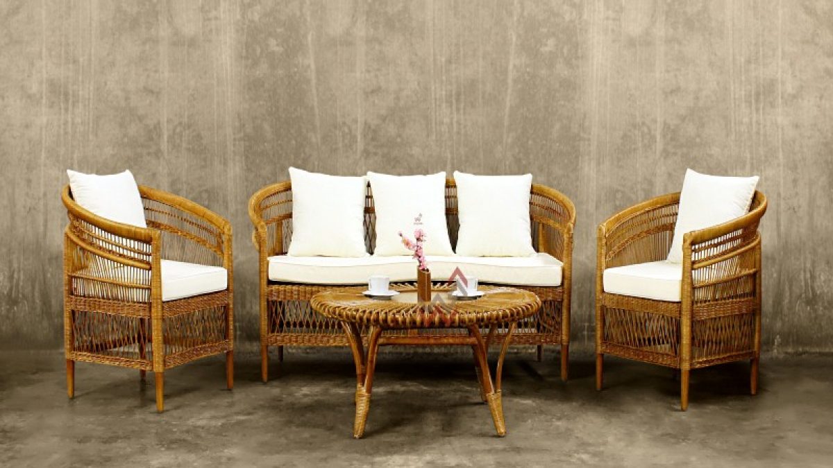 Maroco Rattan Living Set Indonesia Teak Java Furniture