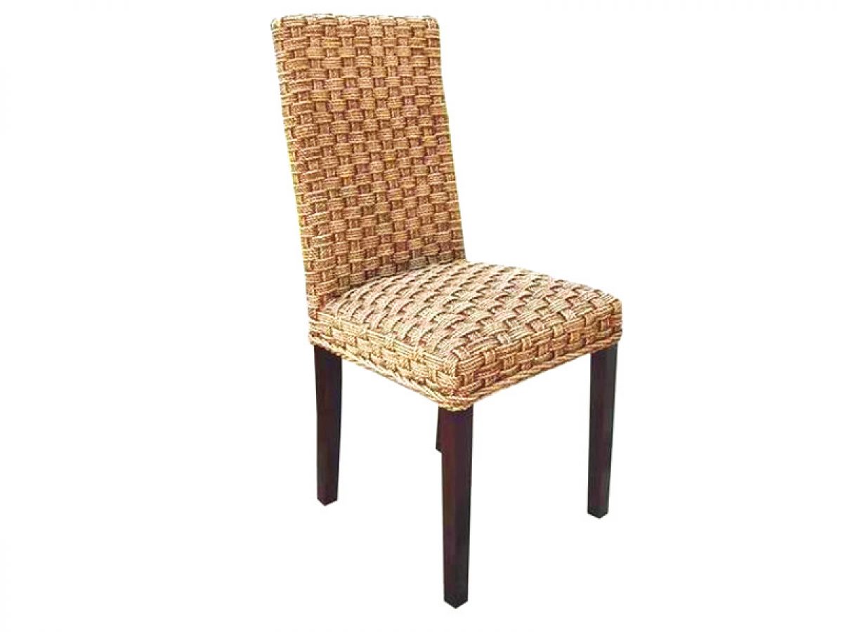 Monica Seagrass 4x4 Rattan Dining Chair Indonesia Teak Java Furniture Manufacturer Project And Wholesale
