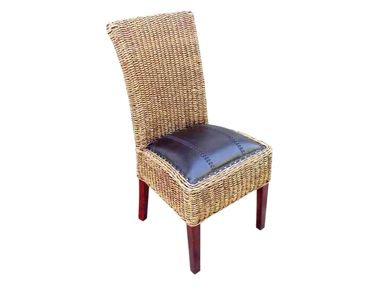 New Salsa With Leather Rattan Dining Chair Indonesia Teak Java