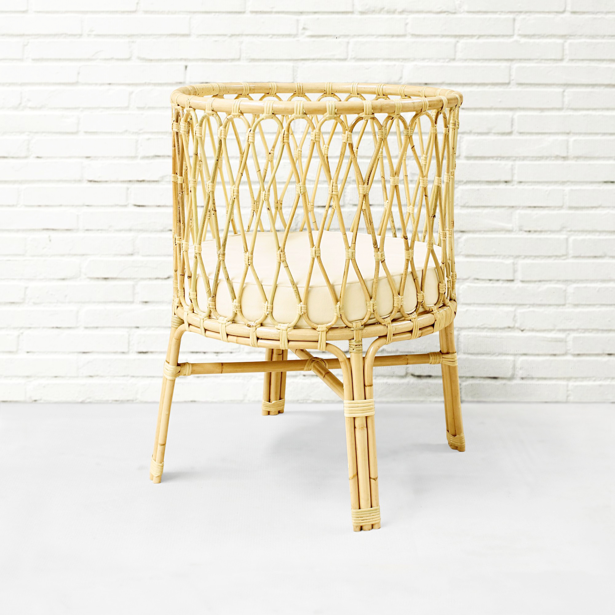 vintage rattan bassinet