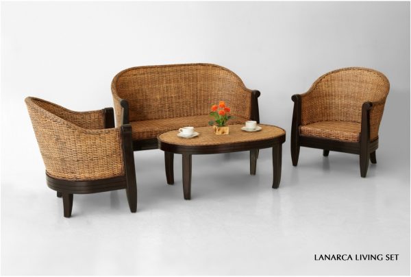 Lanarca Rattan Living Set